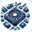 IT Hardware Repairs and Upgrades icon, 64x64 pixels